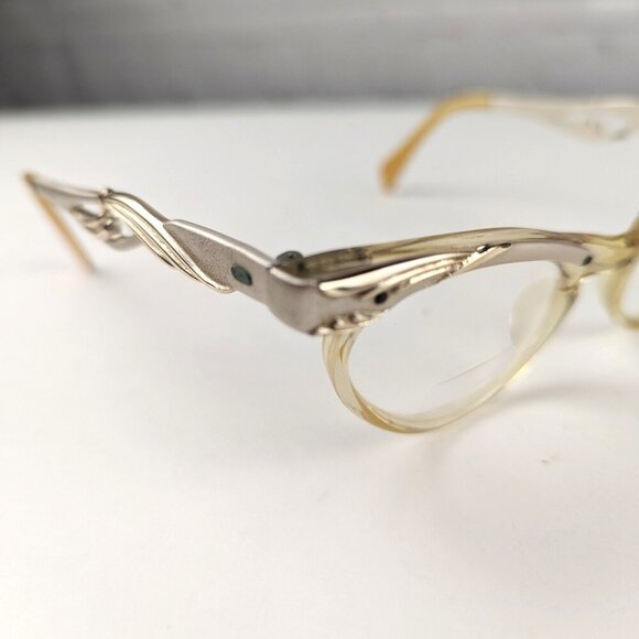 Vintage 50s Women's Cat Eye Glasses - Picture 5 of 16